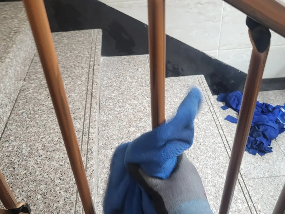 마포구 신공덕동 빌라 난간·손잡이 위생청소 사례 - 행진크린